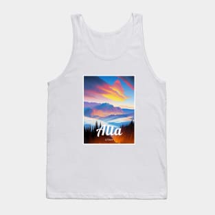 Alta Utah United States ski Tank Top